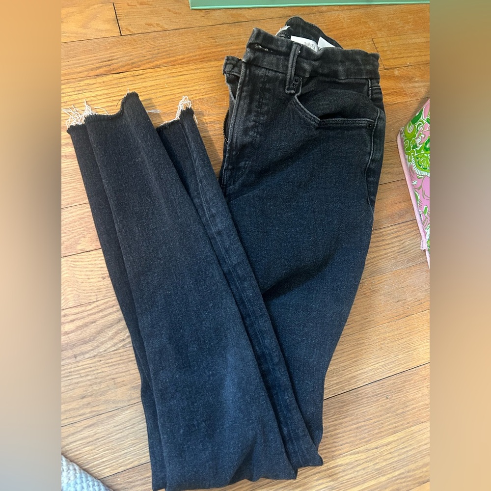 Good American black jeans